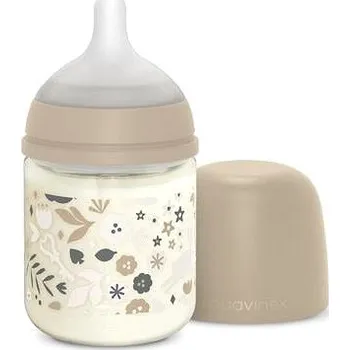 Kojenecká láhev Suavinex Wonderland Fyziologická SX PRO +0 SF 120 ml Liberty krémová