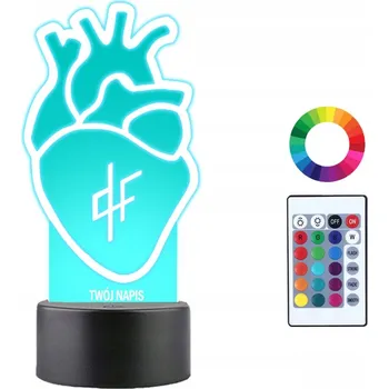 Lampička Plexido vícebarevná Noční lampa