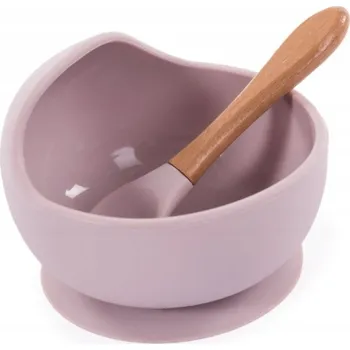 Miseczka Bo Jungle růžová silikonová