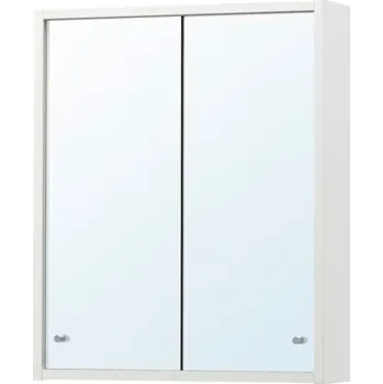 Koupelnový nábytek IKEA NYSJON Skříňka se zrcadlem, bílá, 50x60 cm