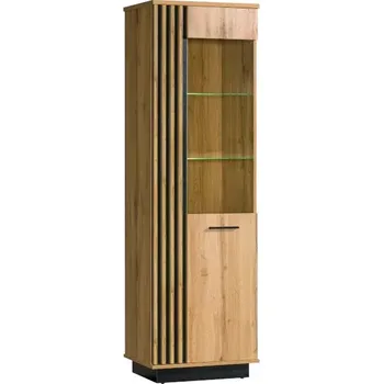 Knihovna Dolmar Vitrína Lamelo LA2 LED osvětlení: Bez LED osvětlení