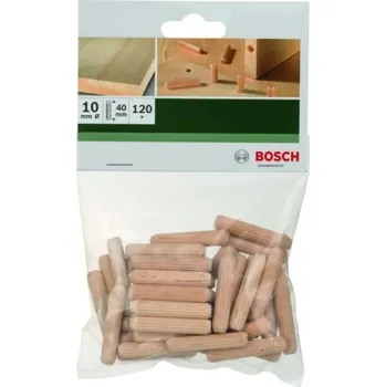 Vrták Nábytkové kolíky Bosch 10 mm x 40 mm, 120 ks