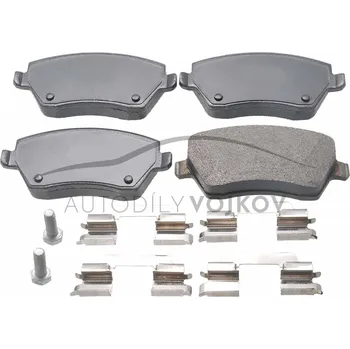 Brzdová destička Sada předních brzdových destiček Renault Clio III 2005 - 2009