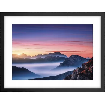 Obraz Obraz plakát v černém rámu do obýváku 40x30 krajina foto na zeď