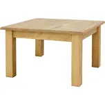 Drewmax ST739 konferenční stolek masiv borovice rustikal (Voskovaný borovicový stolek)