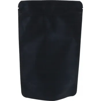 Obraz Doypack 100% recyklovaný černý (Black) 100g + ventil - 10 Ks