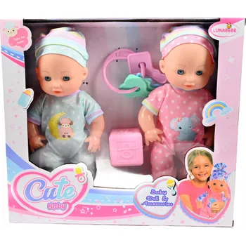 Panenka PANENKA MIMINKO V DUPAČKÁCH, MIMINKO JAKO ŽIVÉ, NOVOROZENEC, SADA PANENEK 2KS