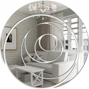 Zrcadlo Dekorativní Akrylové Zrcadlo Kruh – Moderní Zrcadlo 600 mm x 593 mm