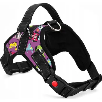 Postroj pro psa SILNÉ POSTROJE PRO PSA BEZ TLAČENÍ, NASTAVITELNÉ, POHODLNÉ, LEHKÉ S 50-62 CM