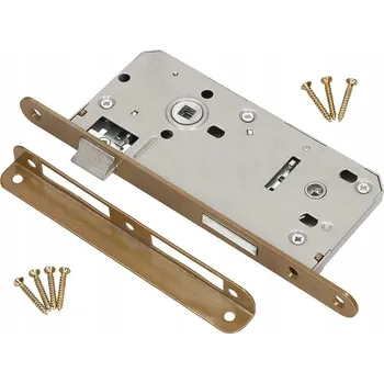 zadlabací zámek Zadlabávací zámek 90/50 mm s pákou do koupelny