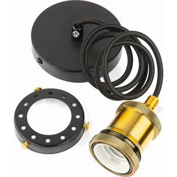 Závěsné svítidlo s objímkou, antické zlato, pro žárovku E27 WSP026