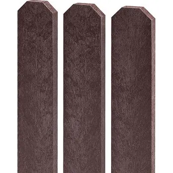 Plot Plotovka 8×2×120 cm, s tříhrannou hlavou, hnědá