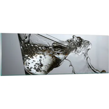 Obraz Obraz na skle do obýváku ložnice 90x30 sklenice obrazy na zeď sklo