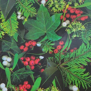 Obraz Vánoční balicí papír 70 cm x 10 m, černý, matný, 1m14