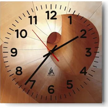 Hodiny Nástěnné hodiny do obýváku 40x40 Abstrakce Tiché hodiny Skleněné hodiny Bez hlučnosti