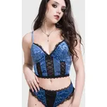 podprsenka dámská KILLSTAR x CORPSE BRIDE - Whimsy Flutter - Blue - XS