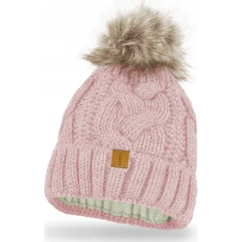 Čepice Teplá Čepice Nandy s bambulkou, růžová