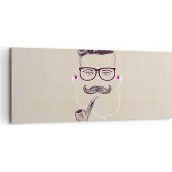 Obraz Foto obraz na plátně 100x40 muž obývací pokoj ložnice na zeď velký