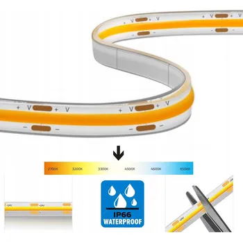 LED osvětlení COB pásek voděodolný IP66 světelná linka 24V 10W