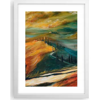 Obraz Obraz plakát v bílém rámu do obýváku 30x40 krajina foto plakáty na zeď