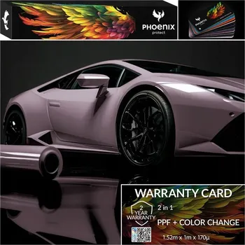 Polep vozidla Fólie PPF Phoenix Protect Změna Barvy Auta Frozen Berry 152cmx100cm