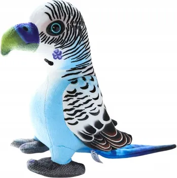 plyšák Plyšák Papoušek Modrý 20 cm