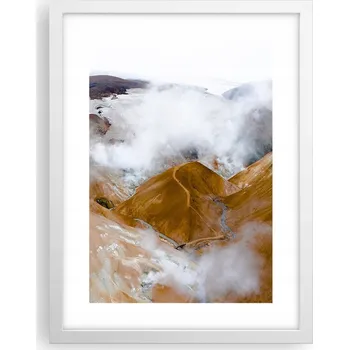 Obraz Obraz plakát v bílém rámu do obýváku 30x40 krajina plakáty na zeď