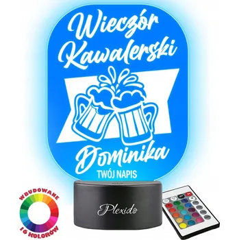 Lampička Plexido vícebarevná Noční lampa