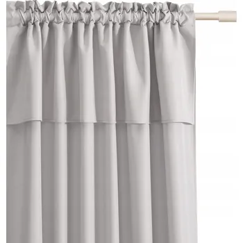 Závěs Hotový Závěs 140x250 Na Pásce MIA stříbrný Tunel Designové Žabky