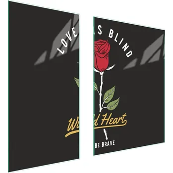 Kuchyňské prkénko Krájecí deska TMK ArtDeko sklo 2 ks