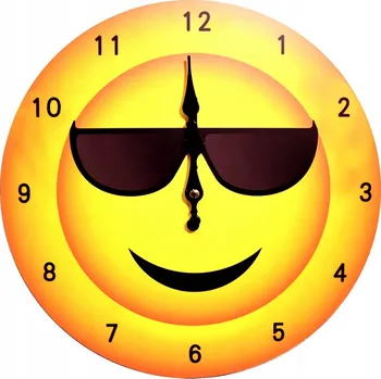 Hodiny Nástěnné hodiny Duwen žluté 34 cm