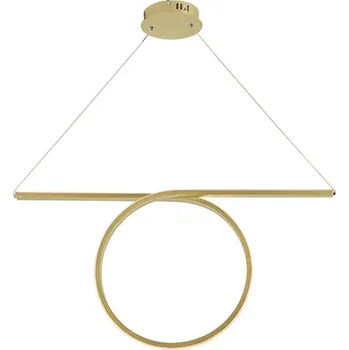 ACA Lighting závěsné svítidlo LED 43W 3000K 2580LM mosaz hliník 88X17XH120CM ZERO HM98LEDP88BR