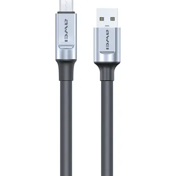 Datový kabel Kabel Awei USB - USB typ C 1 m černý