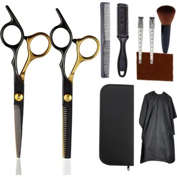 Kadeřnické nůžky s příslušenstvím, sada XXL 10 ks EB216