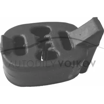 Sprchový závěs Gumový závěs výfuku (3 otvory) Fiat Seicento 1.1 SPI