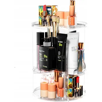 Organizér na kosmetiku OTOČNÝ ORGANIZÉR NA KOSMETIKU NA STŮL DO LOŽNICE KOUPELNY