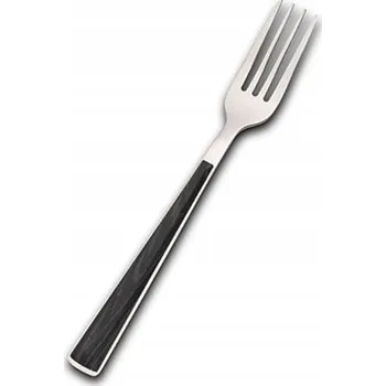 Příbor Jídelní vidlička NAVA Arya OCELOVÁ STŘÍBRNÁ na oběd ČERNÁ 1 ks