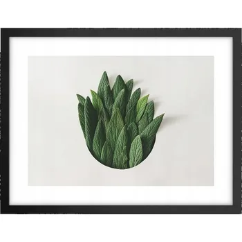 Obraz Obraz plakát v černém rámu do obýváku 40x30 šalvěj foto plakáty na zeď