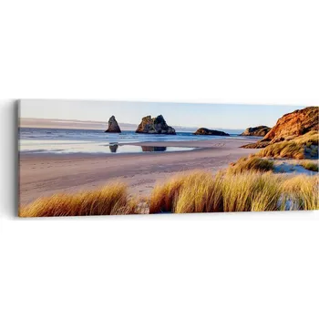 Obraz Obraz na plátně do obýváku ložnice 90x30 písečné duny foto obrazy na zeď