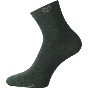Dámské ponožky WAB tenké ponožky obsahující Merino vlnu a Akryl - Zelená 690 / (46-49) XL / Zelená