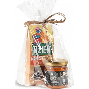 Vrták Dárek ke Dni učitelů – sada čaj s medem