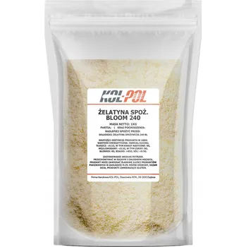 Želatina potravinářská Kol-Pol 240 BLOOM 1 kg