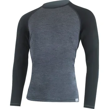 Pánské termoprádlo MARIO pánské merino triko - Šedá 8169 / XL / Šedá