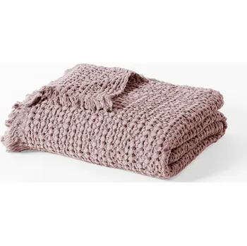 Prostěradlo Přehoz MrTowel bavlna 200 cm x 125 cm růžový