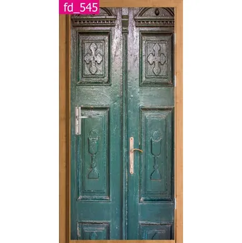 Fototapeta FOTOTAPETA SAMOLEPKA NA DVEŘE DEKORATIVNÍ STARÉ DVEŘE