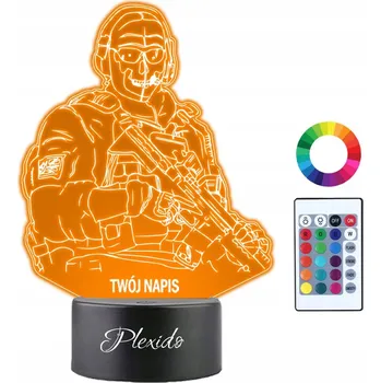 Lampička Plexido vícebarevná Noční lampa