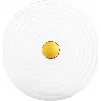 Nástěnné svítidlo Nástěnné svítidlo KULATÝ moderní LED nástěnné světlo 35cm rýhované stínidlo