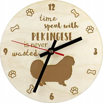 Hodiny Nástěnné hodiny Art-Dog béžové 20 cm