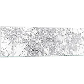 Obraz Velký skleněný obraz do obýváku XXL 160x50 město moderní fotoobraz obrazy