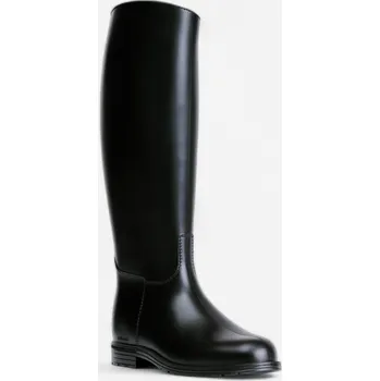 Jezdecká obuv FOUGANZA Jezdecké boty 100 42 ČERNÁ